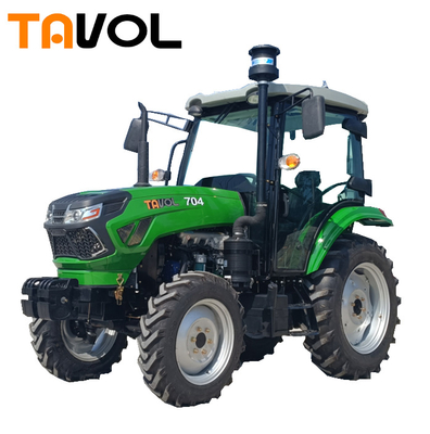 tractor 70hp 80hp de la rueda de la granja 4WD del fabricante de la fuente de China